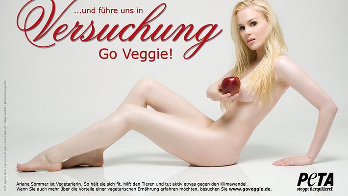 Ariane Sommer - Foto: PETA