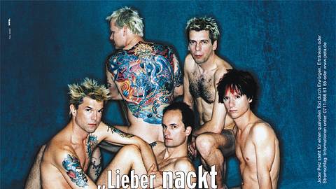 Toten Hosen nackt - Foto: PETA