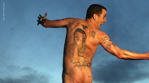 Steve-O nackt - Foto: PETA