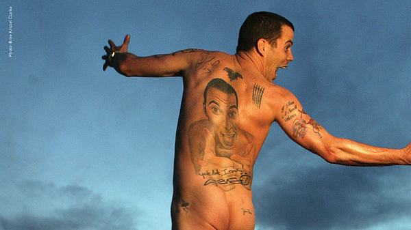 Steve-O nackt - Foto: PETA