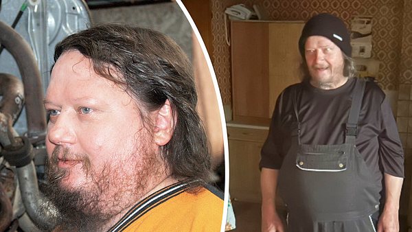 Collage: Links Peter Ludolf vor vielen Jahren in der Doku „Die Ludolfs – 4 Brüder auf’m Schrottplatz“, rechts Peter Ludolf heute. - Foto: DMAX und Instagram/peterludolfderechte