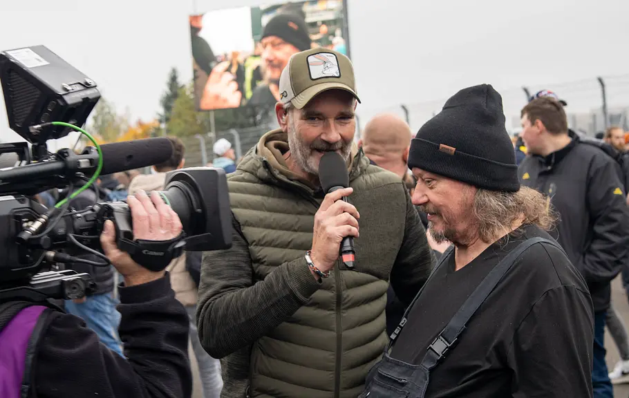 Peter Ludolf: TV-Comeback bei Big Brother Peter Ludolf im Oktoerber 2025 bei einem Interview am Nürnburgring.
