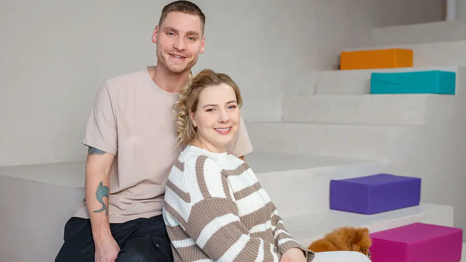 Peter und Sarafina Wollny glücklich zusammen.