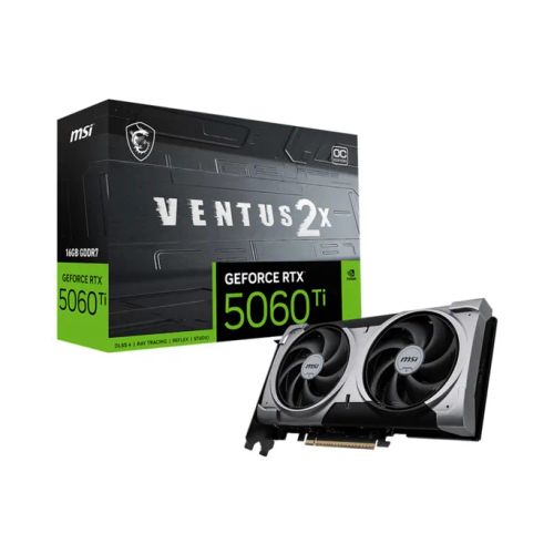 MSI GeForce RTX 5060 Ti GAMING VENTUS 2X OC PLUS, 16 GB