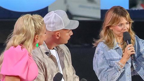 Pietro Lombardi, hier zwischen Barbara Schöneberger und Ella Endlich, scherzt über neue Freundin. - Foto: IMAGO / K.Piles