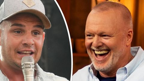 Pietro Lombardi und Stefan Raab - Foto: IMAGO/ BOBO/ RTL / Raab Entertainment / Bene Müller (Collage)