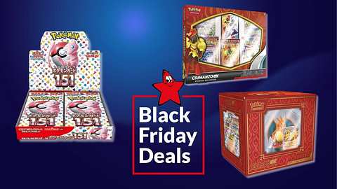 Einige Pokemon Karten, die am Black Friday im Angebot sind - Foto: TVM/PR