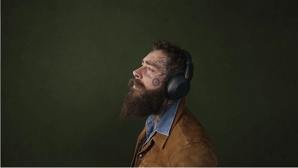 Post Malone und Sony WH-1000XM6 Post Malone und Sony WH-1000XM6