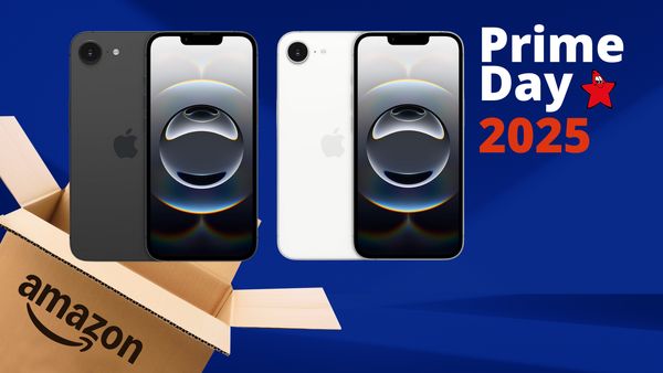 iPhone 16e neben dem Logo des Prime Day 2025 - Foto: TVMovie.de & iStock (kyoshino, Ake Ngiamsanguan) & PR