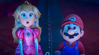 Prinzessin Peach und Mario in „The Super Mario Galaxy Movie“ von Nintendo und Illumination - Foto: Nintendo and Universal Studios. All Rights Reserved.
