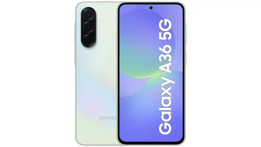 Produktbild Samsung Galaxy A36 5G Produktbild Samsung Galaxy A36 5G Vorder- und Hinteransicht