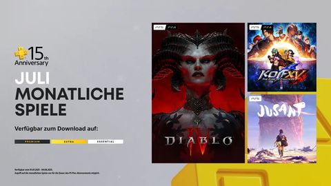 Die drei Gratis-Spiele des Monats: Diablo IV, The King of Fighters XV und Jusant - Foto: Sony Entertainment