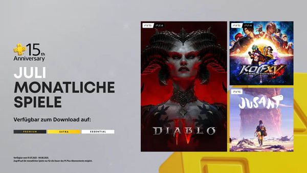 Die drei Gratis-Spiele des Monats: Diablo IV, The King of Fighters XV und Jusant - Foto: Sony Entertainment