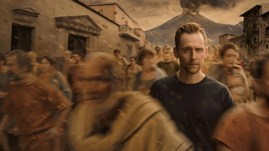 Pompeji mit Tom Hiddleston Pompeji mit Tom Hiddleston