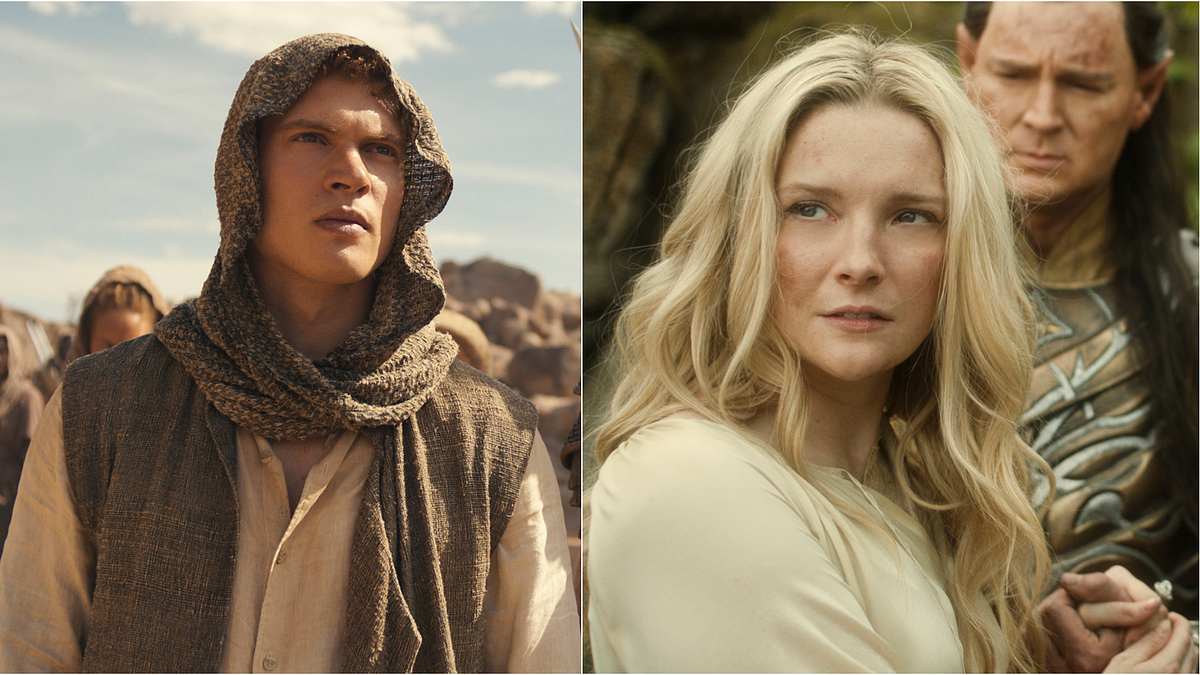 Rand aus „Das Rad der Zeit“ und Galadriel aus „Die Ringe der Macht“.