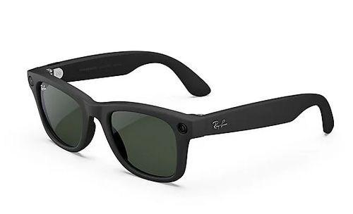 Ray-Ban Meta Wayfarer, matt Schwarz, selbsttönend Klar - Graphit, AI Glasses