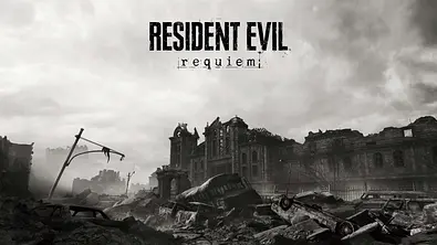 Das Key-Art zu Resident Evil: Requiem zeigt voraussichtlich das zerstörte Racoon City! - Foto: Capcom