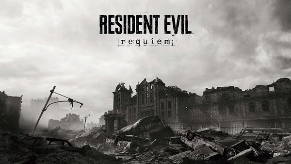 Das Key-Art zu Resident Evil: Requiem zeigt voraussichtlich das zerstörte Racoon City! - Foto: Capcom