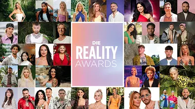 Man sieht in einer Collage etliche Nominierte der Reality Awards 2026. In der Mitte des Bildes ist das Logo. - Foto: RTL