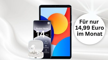 Xiaomi Redmi Note 14 Pro, Watch Active 5 & Redmi Pad SE im Blau Bundle  - Foto: TVM/PR