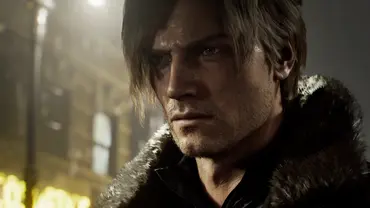 Leon S. Kennedy ist in einer Nahaufnahme zu sehen mit tollen Spiegelungen usw. - Foto: Capcom