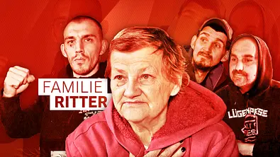 Collage mit mehreren Mitgliedern der Familie Ritter vor rotem Hintergrund - Foto: stern TV Collage mit mehreren Mitgliedern der Familie Ritter vor rotem Hintergrund - Foto: stern TV