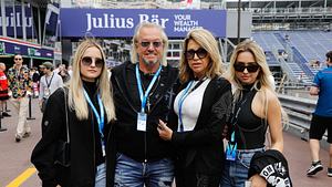 Die Geissens, konkret Davina, Robert, Carmen und Shania als Gast der FE in der Boxengasse, FIA Formel E Weltmeisterschaft, Monaco E- Prix - Foto:  IMAGO / Andreas Beil