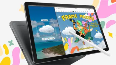 Das Produkbild des Samsung Galaxy Tab S10 Lite mit S Pen in weiß.  - Foto: TVM/ PR