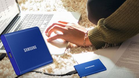 Samsung SSD-Festplatte tragbar T7 Amazon Angebot 2 TB - Foto: tvmovie/PR