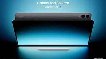 Ein Samsung Tablet vor futuristischem Hintergrund - Foto: Samsung/PR