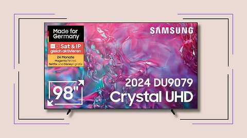 Samsung TV mit 98 Zoll - Foto: TVM/PR