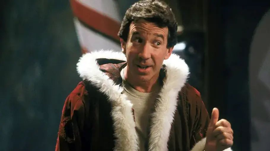 Tim Allen mit Weihnachtsmann Mantel