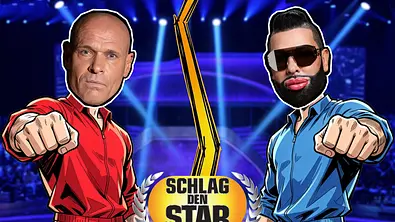 Harald Glööckler und Thorsten Legat als Kontrahenten bei Schlag den Star 2026 im Duell-Design vor Showkulisse - Foto: Joyn/Nikolai Milatovic/Marc Rehbeck