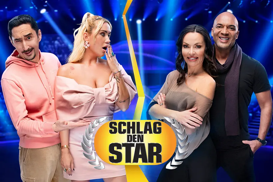 Eko Fresh; Sarah Bora; Kate Hall; Detlef Soost Eko Fresh; Sarah Bora; Kate Hall; Detlef Soost duellieren sich bei Schlag den Star