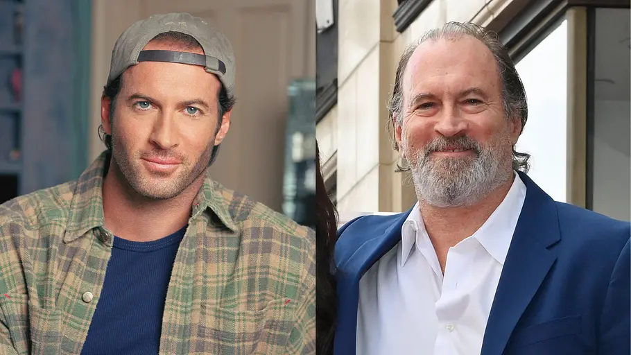 Scott Patterson als Luke Danes und heute Scott Patterson als Luke Danes in „Gilmore Girls“ und heute.