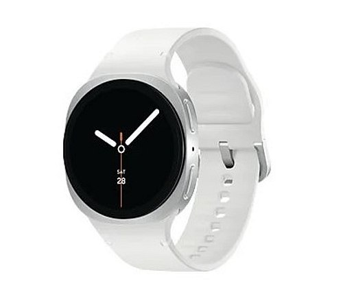 SAMSUNG Galaxy Watch 8 40 mm Smartwatch Kautschuk, 130-180 mm, Silver