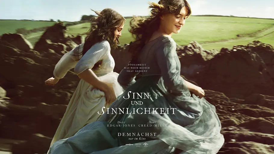 „Sinn und Sinnlichkeit“ Das Filmplakat zu „Sinn und Sinnlichkeit“ zeigt Daisy Edgar-Jones und Esmé Creed-Miles.