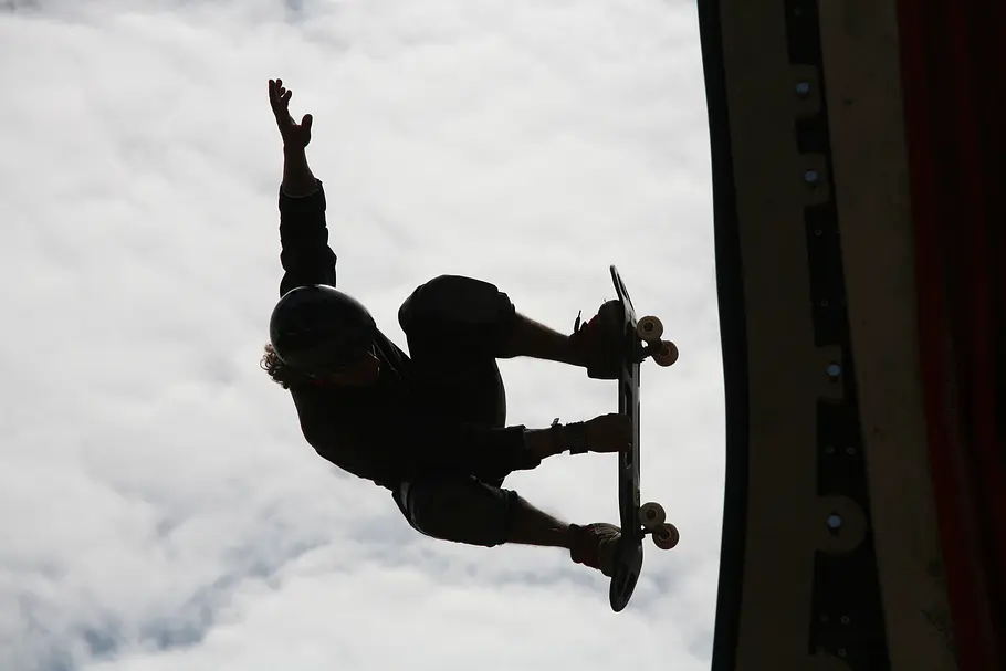 Skateboarding