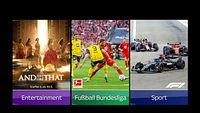 Kompletter Live-Sport + Entertainment Paket