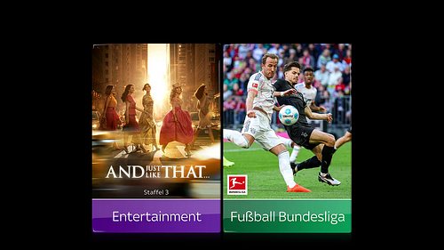 Sky Entertainment und Fußball Bundesliga in der Paketkombi