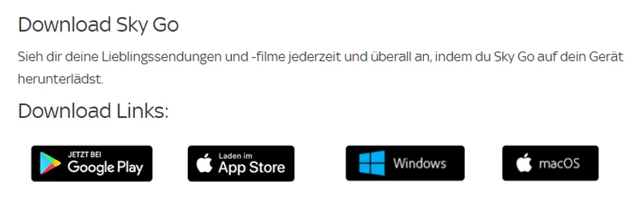 Keine Sky-Go-App für Fire-TV-Sticks mit Vega OS