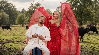 Rapperin Anita Latifi (30) und Ehemann Fabrice (29) ziehen 2026 ins Sommerhaus der Stars.  - Foto: RTL / Anne Werner