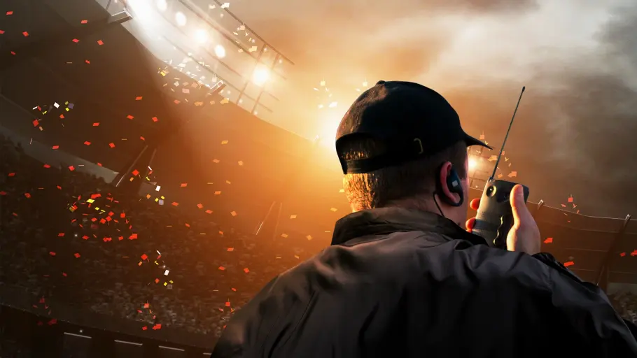Stadium Lockup - Einsatz im Stadion