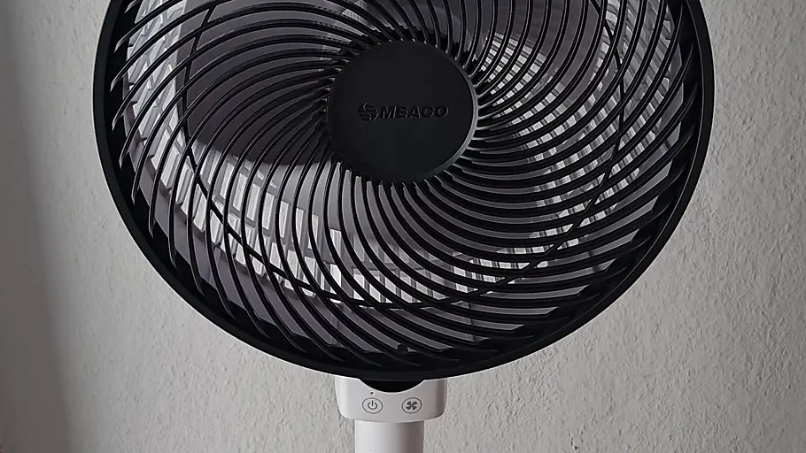 Standventilator Meaco Sefte 10 Pro mit verdecktem Display Standventilator Meaco Sefte 10 Pro mit verdecktem Display