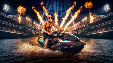 Stefan Raab startet mit der „Jetski Star WM“ das nächste Live-Event bei RTL - Foto: RTL / Raab Entertainment / KI-generiert Stefan Raab startet mit der „Jetski Star WM“ das nächste Live-Event bei RTL - Foto: RTL / Raab Entertainment / KI-generiert