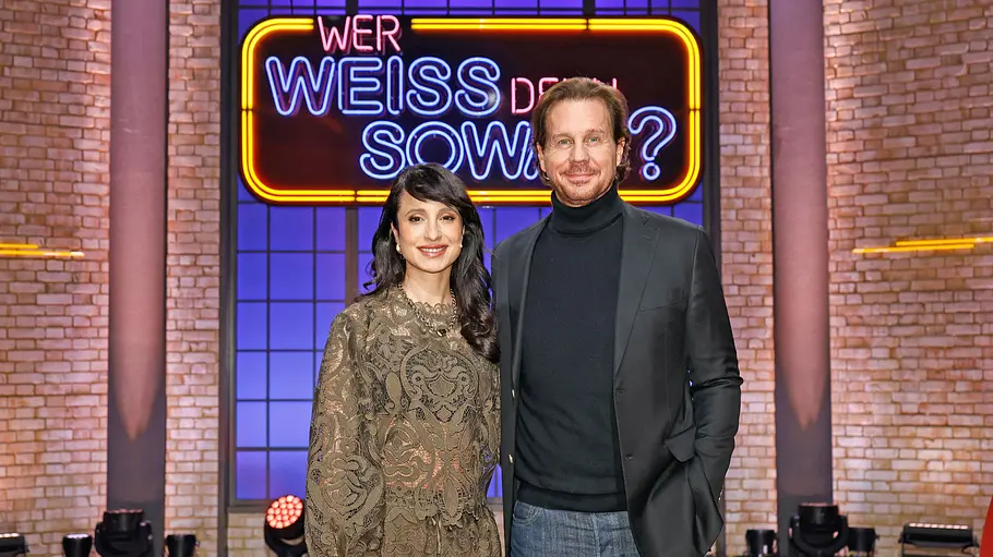 Wer weiß denn sowas FOLGE 1363: Stephanie Stumph und Thomas Heinze Wer weiß denn sowas? FOLGE 1363 mit Stephanie Stumph (v.l.) und Thomas Heinze (v.r.), am Dienstag (27.01.26) im Ersten.