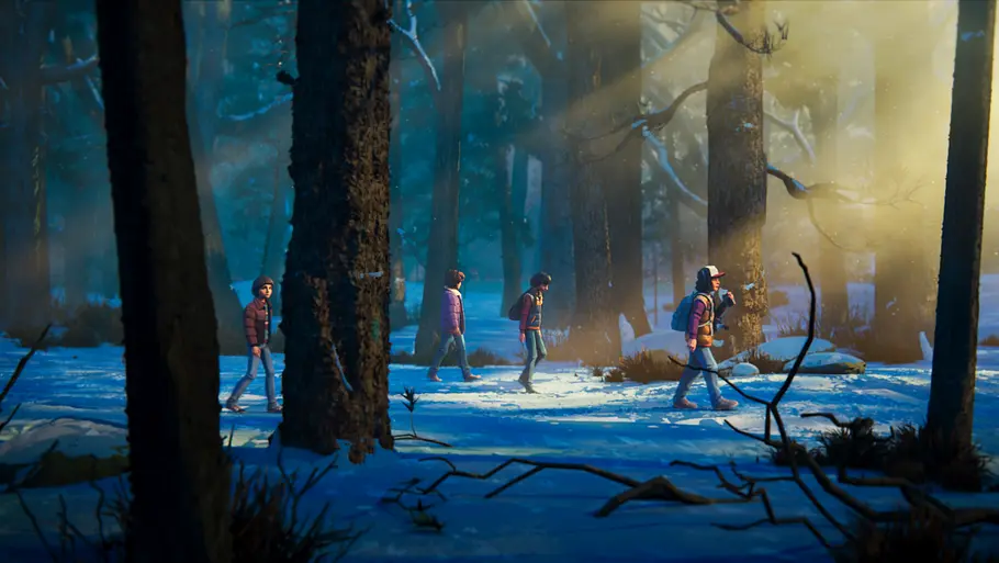 Animationscharaktere der neuen Netflix-Serie „Stranger Things: Tales from 85“.