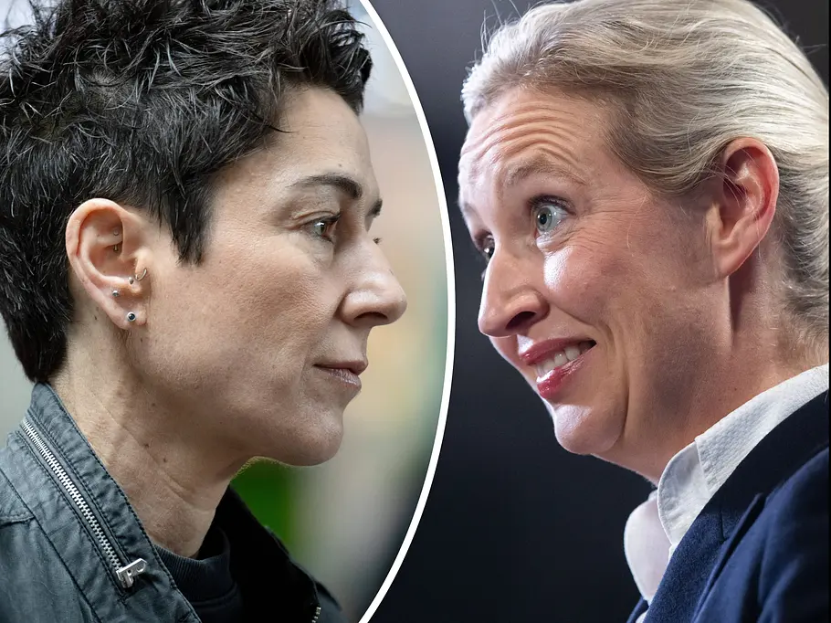 Dunja Hayali und Alice Weidel Dunja Hayali und Alice Weidel