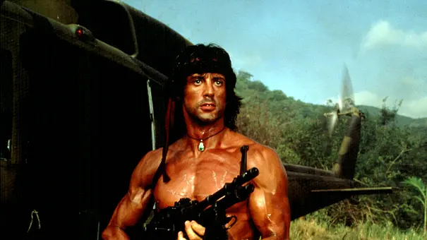 Sylvester Stallone als junger Mann und durchtrainiert. - Foto: Imago/Everett Kollektion