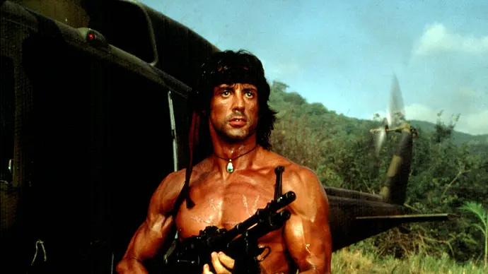 Sylvester Stallone als junger Mann und durchtrainiert. - Foto: Imago/Everett Kollektion